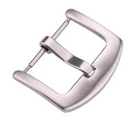 GVGMTAEAVZ Lot de 20 Boucles de Bracelet de Montre en métal, fermoirs en Acier Inoxydable, 18 mm, 20 mm, 22 mm, 24 mm, Argent, Noir, Or, Accessoires Fermoir de Montre(Silver Brushed,22mm)