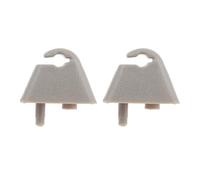 GVGMTAEAVZ Lot de 4 clips fixation for pare-soleil, adaptés for Opel Astra F Corsa Vectra Tigra Vivaro 1438336, intérieurs voiture, position avant gauche droite Fixations automobiles