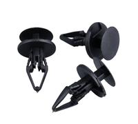 GVGMTAEAVZ Lot de 50 attaches universelles noires for garde-boue voiture, type poussoir, pinces fixation fixes en plastique, adaptées for Ford Buick Chevrolet Fixations automobiles