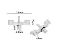 GVGMTAEAVZ Lot de 6 clips fixation for seuil porte voiture, compatibles for Porsche Cayenne Volkswagen Touareg. Fixations en plastique Fixations automobiles