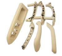 GVGMTAEAVZ Lot de 7 poignées de porte de voiture for Volkswagen Touran 2003-2016, couvercle intérieur, interrupteurs de fenêtre, accessoires 1T1 867 371 Poignée de porte intérieure(Beige)