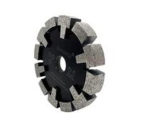 GVHAKG Dents de protection Tuck Point Lame de scie diamantée pour couper à sec du béton rainuré moyennement dur, largeur de segment 17 mm, hauteur de segment 12 mm (120 x 17x 22,23 mm)