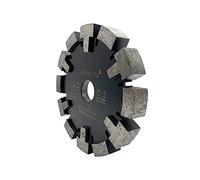 GVHAKG Dents de protection Tuck Point Lame de scie diamantée pour couper à sec du béton rainuré moyennement dur, largeur de segment 16 mm, hauteur de segment 12 mm (130 x 16 x 22,23 mm)