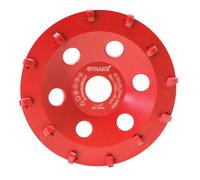 GVHAKG PKD Meule diamantée 125 mm x 22,23 mm, 12 segments, pour béton, chape, revêtements en résine époxy, revêtements de peinture