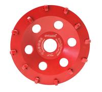 GVHAKG PKD Meule diamantée 125 x 22,23 mm, 12 segments, pour chape, béton, revêtements en résine époxy, revêtements de couleur