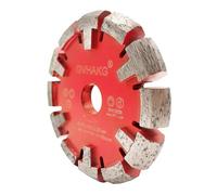 GVHAKG Tuck Point Lame de scie diamant pour chauffage au sol, sols en béton très durs et enlèvement, hauteur de segment 12 mm, coupe sèche de qualité supérieure (120x17x22.23 mm)