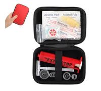 Gvhntk Snake Bite Kit Sting Kit Venom Extractor Suction Pump Emergency Sting Sting Kit de premiers secours pour sac à dos, camping et randonnée, rouge