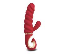 Gvibe Gcandy Mini vibrateur lapin nervuré Rouge Ø3,5x19 cm