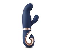 Gvibe Gentley Vibromasseur lapin Bleu/Or Ø3,2x19,9 cm