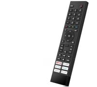 Gvirtue ERF3J80H Télécommande de rechange pour TV intelligente Hisense 4K UHD Android Smart TV, avec Netflix, Prime Video, YouTube, Desney, Tubi, boutons paon
