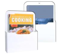 gvivej Porte Documents Magnétiques, Lot de 2 Porte-Documents Magnétiques, Rangement de Fournitures de Bureau, Porte-Lettres A4 avec Aimants Puissants pour Tableau Blanc, Réfrigérateur, Maison, Blanc