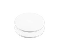 GVK ECO Lot de 2 couvercles de 20,5 cm de diamètre - Blanc - Convient pour saladiers et saladiers en verre de 20 cm de diamètre