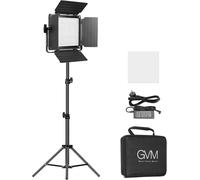 Gvm 480 Kit De Lumière Vidéo Led Avec Trépied, Lumière De Studio Led Contrôlée Par App, Cri 97+ 2300K-6800K, Photographie À Lumière Continue, Pour Youtube Outdoor Interview Studio [HDM5233584]