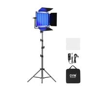 GVM Lampe Vidéo 800D LED RVB, LED avec Contrôle par Application,3200K-5600K,Studio LED Lumière, Continue Lumière de Photographie pour Youtube, Lumière de Caméra LED avec Sac de Transport