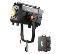 GVM Lampe vidéo LED 1200 W, kit d'éclairage de film AIO 1200B, 42800 lux/3 m, kit d'éclairage de photographie avec contrôle DMX, éclairage vidéo à sortie continue pour productions TV, émissions en