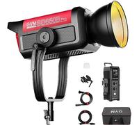 GVM Pro SD650B Lampe vidéo LED 650 W, Lampe de Studio avec Support Bowen, kit d'éclairage de Photographie 81300 lux/m avec Couvercle Standard à 45°, éclairage vidéo à Sortie Continue avec contrôleur,