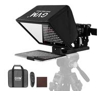 GVM Téléprompteur 12" avec télécommande et Application, téléprompteur Pliable pour Tablette, téléphone, Appareil Photo Reflex numérique, prompteur avec Sac de Transport, écran HD réfléchissant, pour