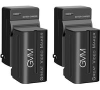 Gvm Video Light Power Supply Accessories For Led 800D 480 880Rs Studio Panneau Lumineux Pour Interview Spare Battery With Charger ¿Plein Air Portrait Photographie Vidéo Tir Éclairage Bc-75 B[Z3945]