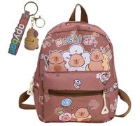GVMJHYK Capybara Schoolbag Sac à dos pour enfants Cartoon Schoolbag Sangles réglables Grande capacité Sac à dos pour Scolaire Voyage pour Ordinateur portable Cadeau pour enfants (A)