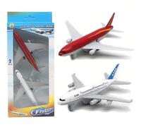 GVMJHYK Jouet Avion, 2 Pièce Jouet de Avion Set Modèle Réduit d'avion Petites Avions Jeux Volant Extérieur Jardin Interactif Enfant Garçon Fille