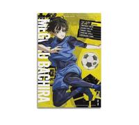 GVMRFCDD Poster d'anime Blue Lock - Peinture sur toile pour salon, chambre à coucher - 30 x 45 cm - Style sans cadre