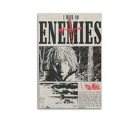 GVMRFCDD Vinland Saga Japan Anime Manga Poster sur Toile Art Mural Moderne pour Salon, Chambre à Coucher 50 x 75 cm Style Sans Cadre