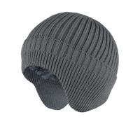 GVNFJKJK Chapeaux d'automne et d'hiver Bonnet à Oreillettes Chaud en Polaire for Homme et Femme, Bonnet Doux en Laine for l'extérieur, épais, Ski, Sport, tricoté, Hiver(Gray)