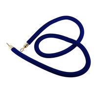 GVNFJKJK Corde de barrière Longue Corde de Poteau, barrière contrôle des foules File d'attente Commerciale, séparation for Les Spectacles Rade/Salons Automobiles/théâtres(Blue,Length 1.2M/4Ft/47In)