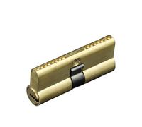 GVNFJKJK Cylindre de Serrure biaisé, clé AB, antivol, Serrure de Porte d'entrée en Laiton, Noyau allongé, Serrure à Cylindre personnalisée étendue(105mm)