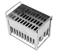 GVNFJKJK Moules à Glace réutilisables, Machine à crème glacée en Acier Inoxydable, Bricolage, Moule à Glace, Support de bâton de Popsicle en métal, Moule à congélation Rapide, Design Classique