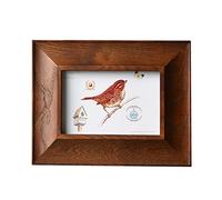 GVNFJKJK Présentoir Photo Familial Table en Bois rétro Haut de Gamme Suspendue au Mur, Cadre Photo Horizontal et Vertical européen(7inch)