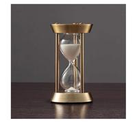 GVNFJKJK Sablier, 1/3/5/10 Minutes, Horloge en Verre, Cadeau Souvenir créatif Unique, décoration de Salon et Bureau(Wit,1 Minute)