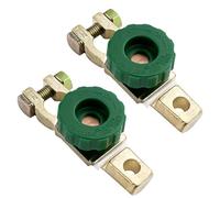 Gvolatee 2 Pièces Coupe Circuit Batterie, Interrupteur et Isolateur de Batterie Universel pour Voiture 15-17 mm
