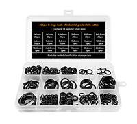 Gvolatee 225 pièces Assortiment de Joints Toriques en Caoutchouc, O Ring D'etanchéité Universels, 18 tailles Dimensions 3-22mm pour Plomberie, Injecteur ou Robinet, etc.