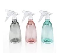 Gvolatee 3 Pièces Vaporisateur Vide 500 ml, Rechargeable Gâchette en Plastique Flacon Pulvérisateur, 2 Pulvérisation Modes Transparent Spray Bouteilles, pour Nettoyage, Plante, Cheveux, Jardin