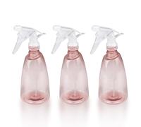 Gvolatee 3 Pièces Vaporisateur Vide 500 ml, Rechargeable Gâchette en Plastique Flacon Pulvérisateur, 2 Pulvérisation Modes Transparent Spray Bouteilles, pour Nettoyage, Plante, Cheveux, Jardin