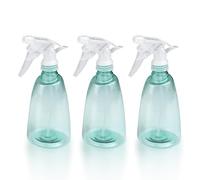 Gvolatee 3 Pièces Vaporisateur Vide 500 ml, Rechargeable Gâchette en Plastique Flacon Pulvérisateur, 2 Pulvérisation Modes Transparent Spray Bouteilles, pour Nettoyage, Plante, Cheveux, Jardin