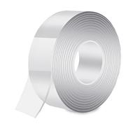 Gvolatee 5M Double Face Transparent, Nano Tape Double Face Extra Fort Lavable Amovible, Ruban Adhésif Toilé Ultra Fort Traceless Réutilisable Pour Tapis, Photo Mur Sans Percer, Voiture