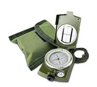 Gvolatee Boussole Multifonctionnelle Militaire et Professionnelle - Imperméable avec Sac de Transport pour Randonnée, Camping, Hiking et Navigation