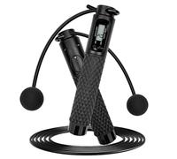 Gvolatee Corde a Sauter Sport, Corde à Sauter Sans Fil avec Compteur, 2.8M