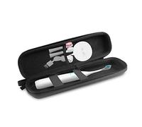 Gvolatee Étui Antichoc, Housse de Protection pour Philips/Sonicare ou d’Autre Modèle de Même Taille, Cuir PU Antichoc Durable Hygiénique-Noir