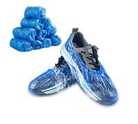 Gvolatee Lot de 100 Surchaussures Jetables plastique, Antiderapantes Couvre Chaussure, Anti-Salissures Impermeable durables pour Médical, Atelier, Herbe, Atelier, Construction, Nettoyage Domestique