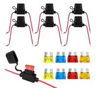 Gvolatee Lot de 6 porte-fusibles étanches pour voiture, camion, moto, bateau 12 V