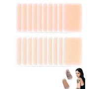 GVOXIS Patchs en Silicone pour Cicatrices et Taches, Feuilles Anti-Cicatrice Waterproof Réutilisables pour la Peau, Correcteur pour Cicatrices Fermées, Lot de 20 Autocollants Doux