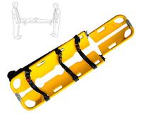 Gvqng CivièRe d'urgence à CuillèRe, CivièRe Pliable en Plastique pour Le Transfert De Patients en Ambulance, CivièRe Portable avec Planche Dorsale, pour Usage Hospitalier,Stretcher