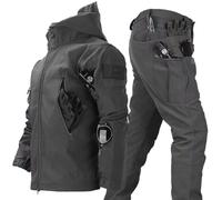 Gvqng Combinaison Tactique, Ensemble Veste Et Pantalon Tactiques pour Hommes, Ensembles De Combinaisons De Combat ImperméAbles De L'ArméE, VêTements De Camouflage Tactiques,06,3XL