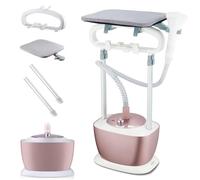 Gvqng DéFroisseur Vapeur 3 en 1 sur Pied, DéFroisseur Vapeur Professionnel avec Planche à Repasser Et Cintre, Chauffage Rapide 1350 W, Grand RéServoir d'eau 1,6 L,220v