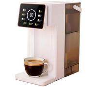 Gvqng Distributeur d'eau FiltréE InstantanéE (Chaude Et Froide), Petit Distributeur d'eau InstantanéE De Table (2000 W), 6 RéGlages De TempéRature, Capacité De 3 L,Blanc