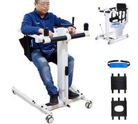 Gvqng LèVe-Personne éLectrique pour La Maison, Chaise De Transfert pour LèVe-Personne, Chaise De Transfert Portable pour Voiture, Chaises De Transfert pour Salle De Bain,Blanc