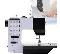 Gvqng Machine à Coudre Et à Quilter, Machine à Coudre 38 Points, Point Noué 2 Fils, Longueur De Point RéGlable, éClairage De Couture IntéGré, pour DéButants Et Adultes,A